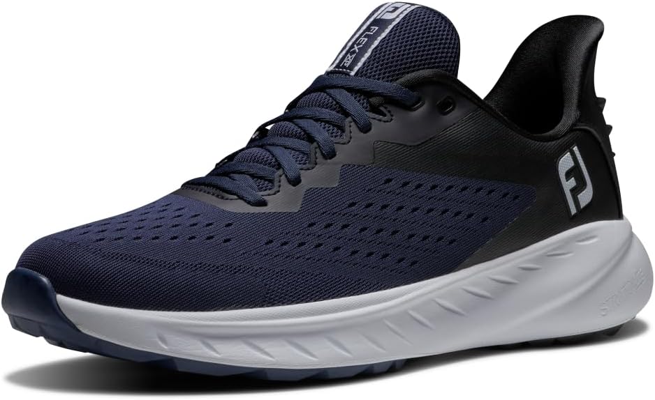 

Мужские гольф-туфли FootJoy FJ Flex XP предыдущего сезона, белый/синий/темно-синий