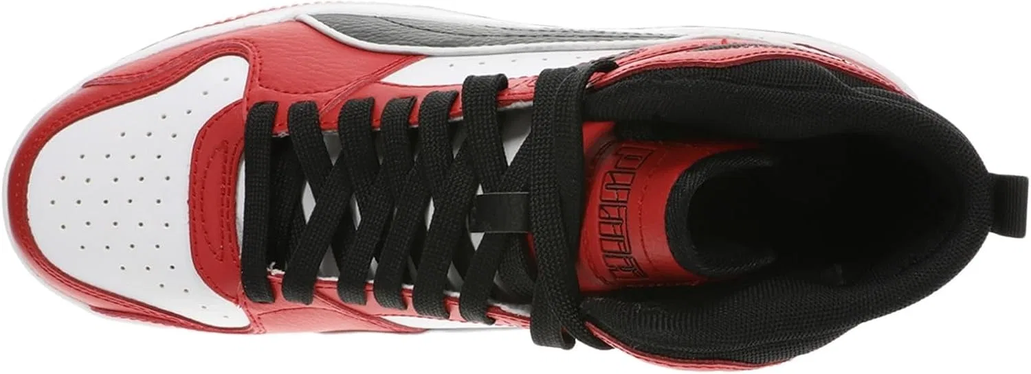 Мужские кроссовки Puma RBD Break Mid, White Black For All Time Red Ah25 — фото 2