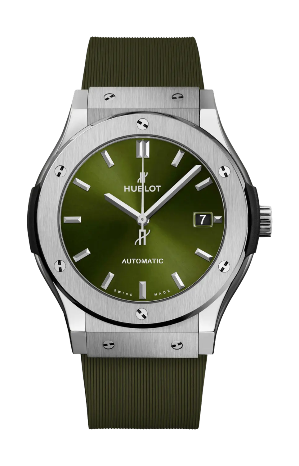 

Часы classic fusion titanium green 45mm Hublot