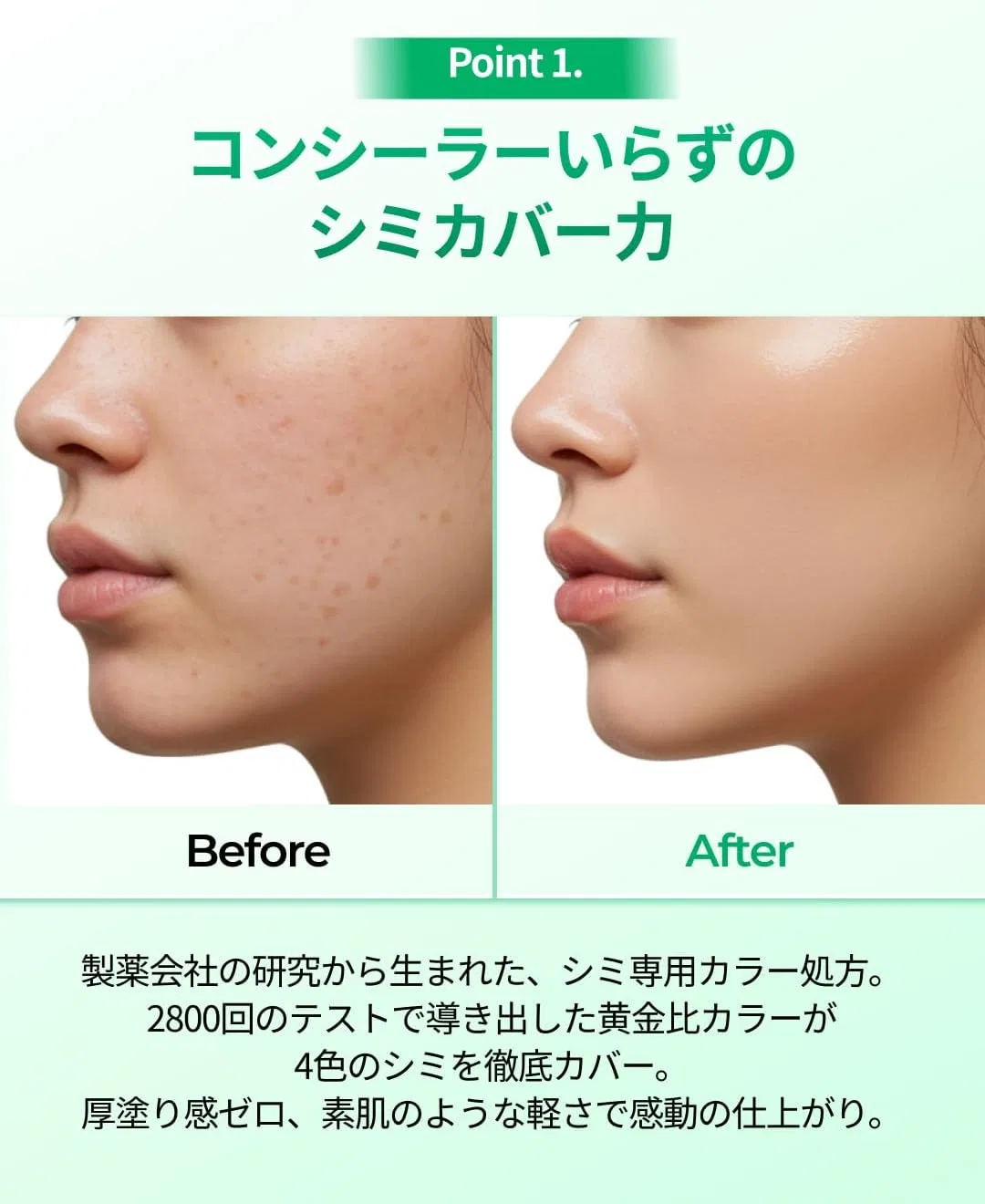 Тональная основа с SPF50 EASYDEW EGF Spot Cushion, 13 г, оттенок Light Beige — фото 4