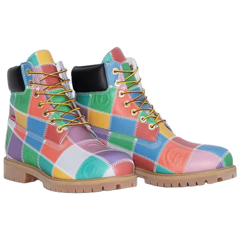 Supreme x PREMIUM короткие ботинки мартин унисекс Timberland, мультиколор — фото 4