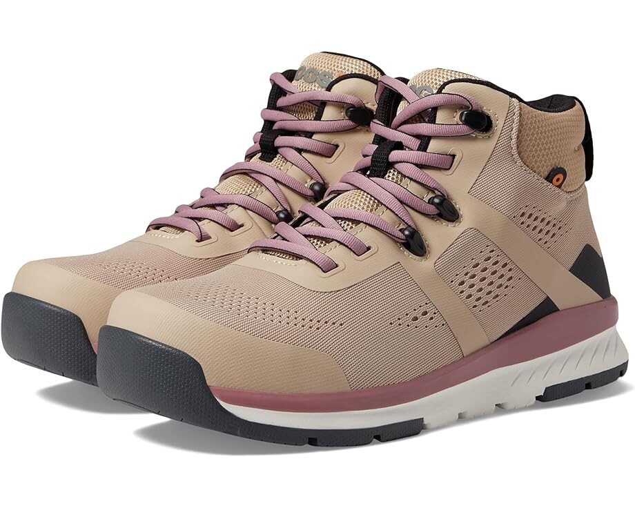 

Кроссовки Bogs Sandstone Knit Mid TR Composite Safety Toe, цвет Taupe Multi