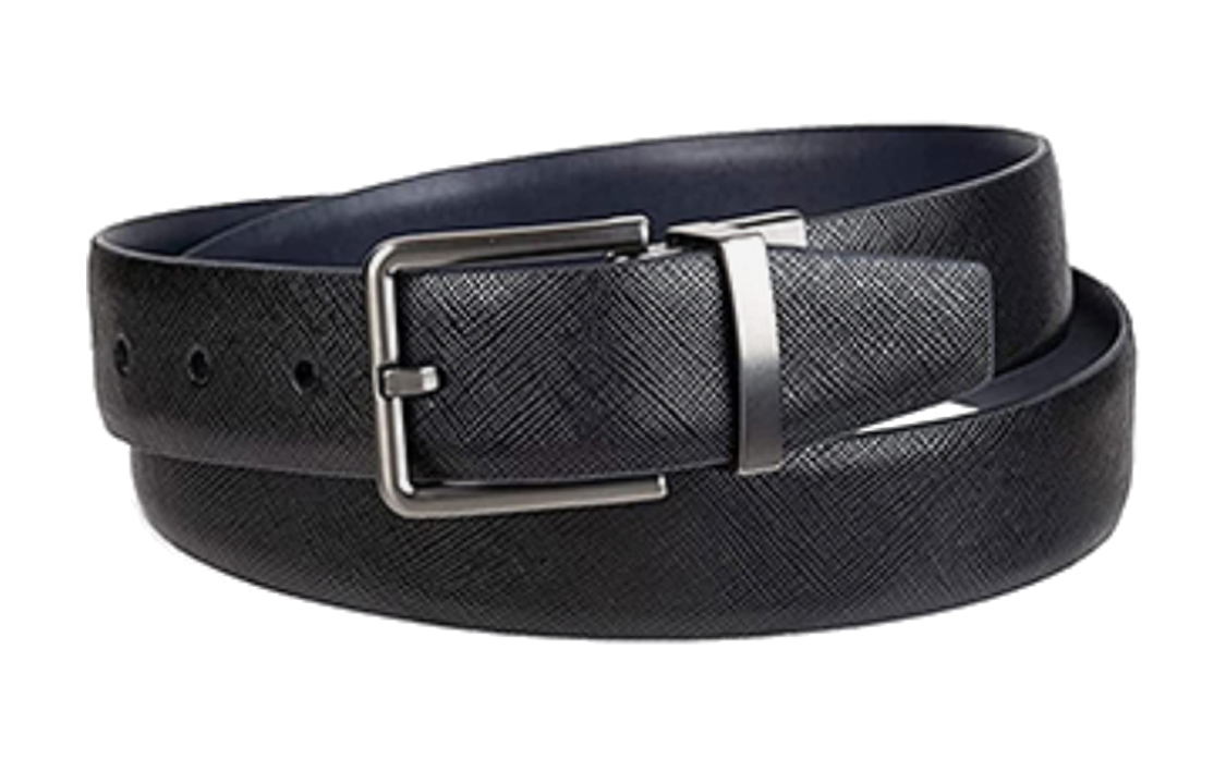 

Мужской кожаный ремень Calvin Klein, Black/Dark Blue