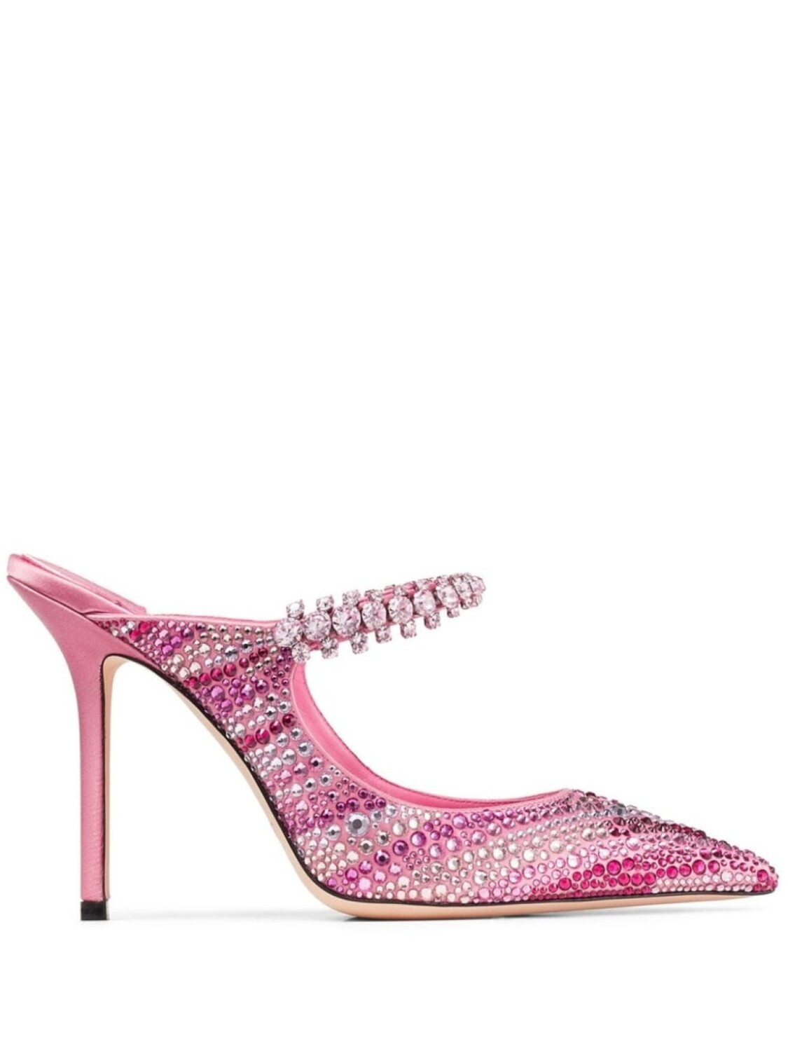 

Jimmy Choo 100-мм мюли Bing, розовый