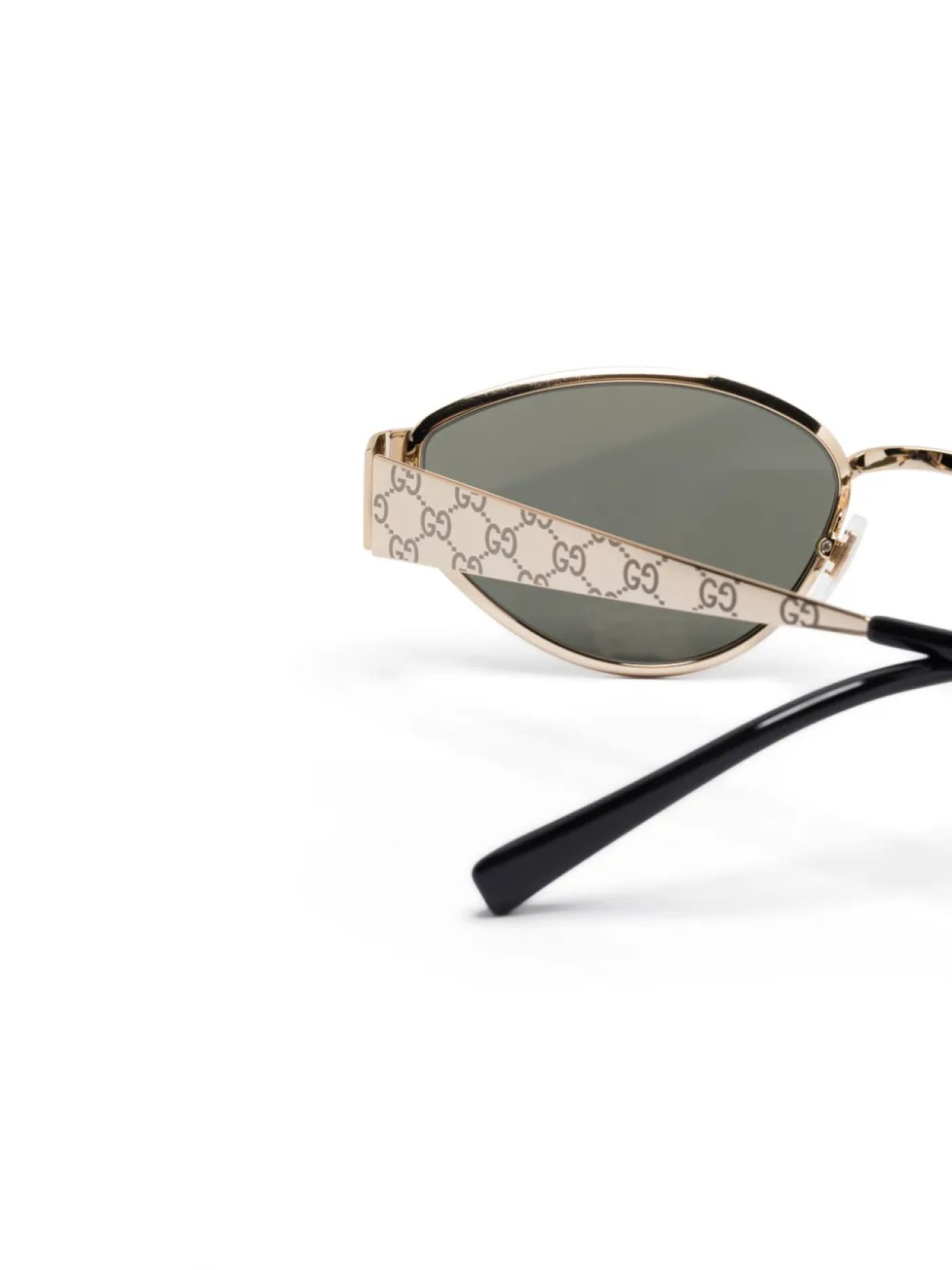 Солнцезащитные очки Gucci Eyewear в оправе «бабочка», золотой — фото 3