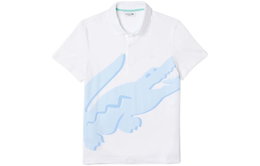 

Рубашка поло мужская белая Lacoste, белый