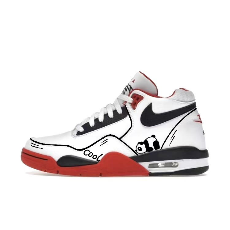 

Nike Кроссовки баскетбольные мужские Mid top Vintage белые с амортизацией Flight Legacy и износостойкой подошвой