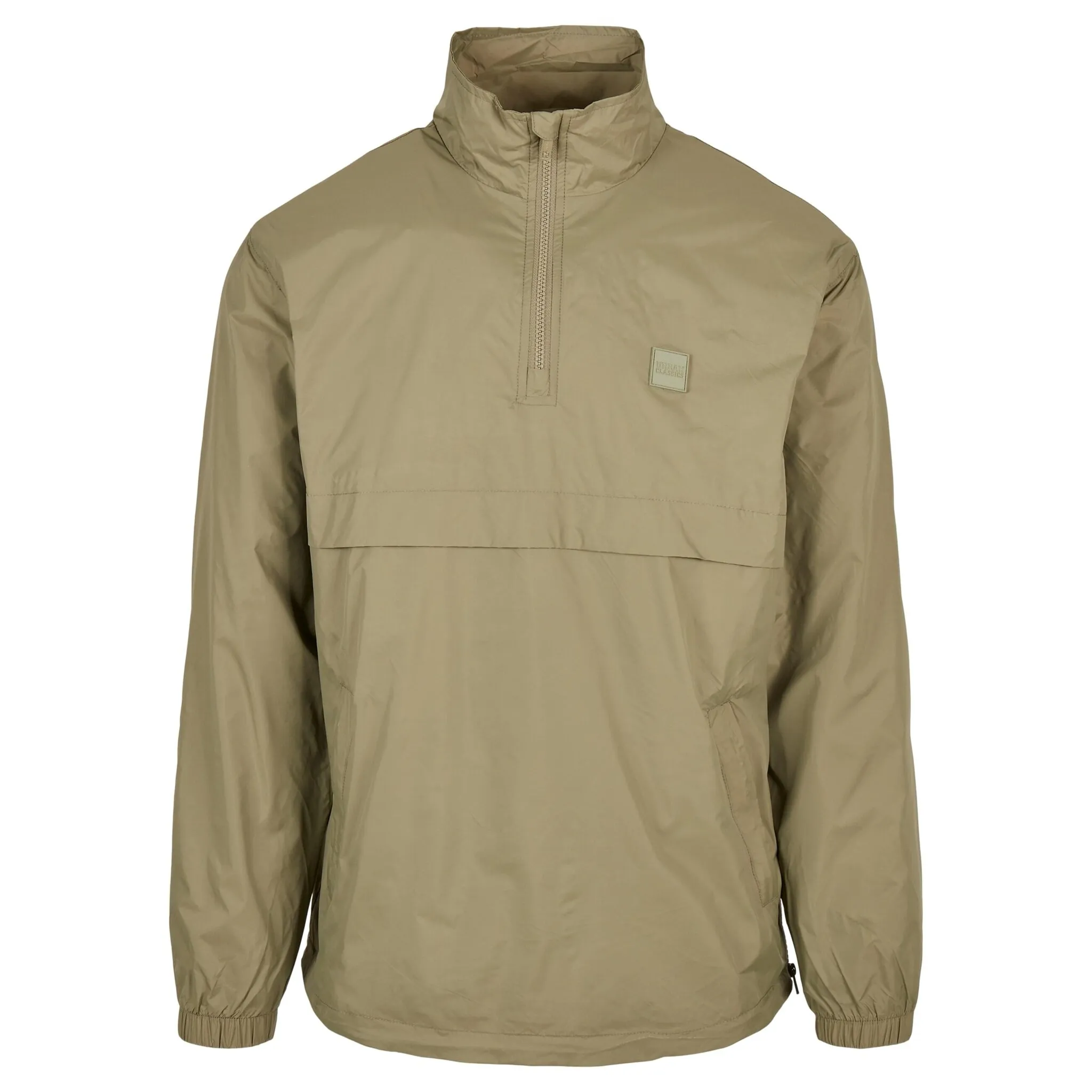 

Куртка всепогодная URBAN CLASSICS " Urban Classics Men's Stand Up Collar Pullover Jacket" (1 шт.), без капюшона, хаки