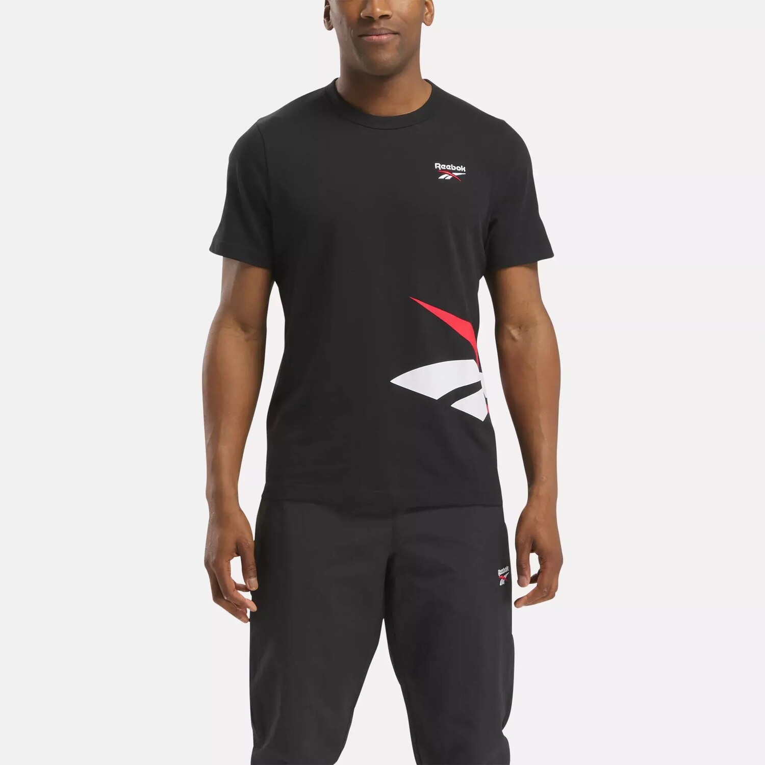 

Футболка Identity Cross Check Reebok, черный