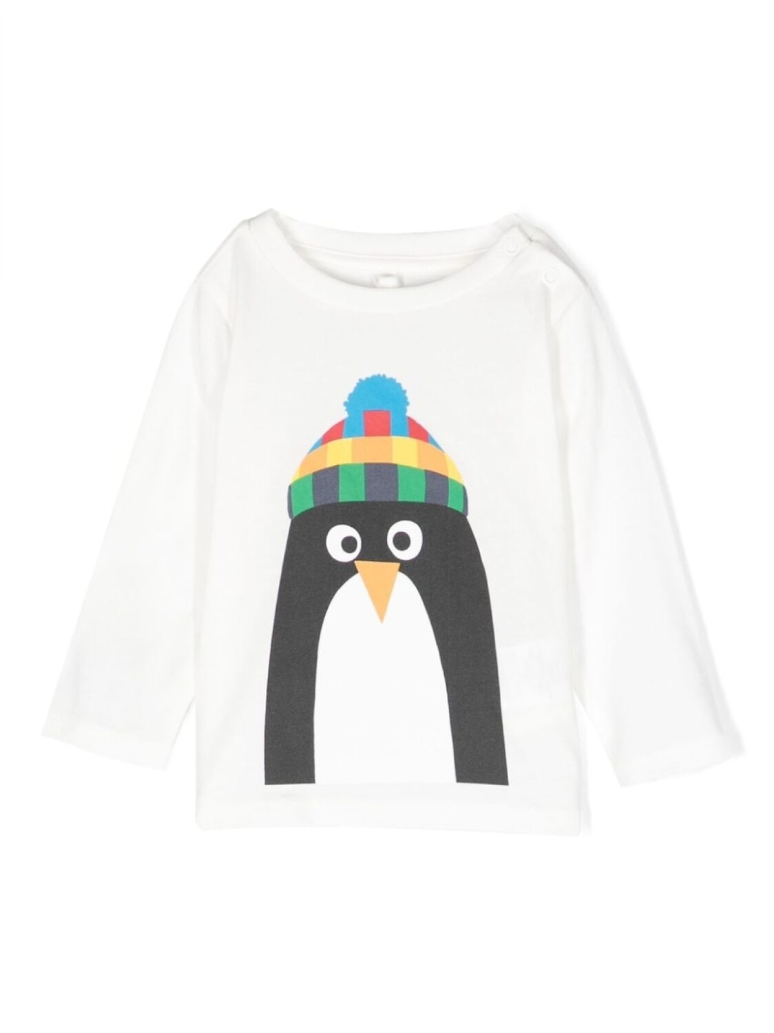 

Stella McCartney Kids футболка с длинными рукавами и графичным принтом, белый