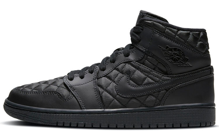

Кроссовки Jordan 1 Mid SE Quilted Black Women's