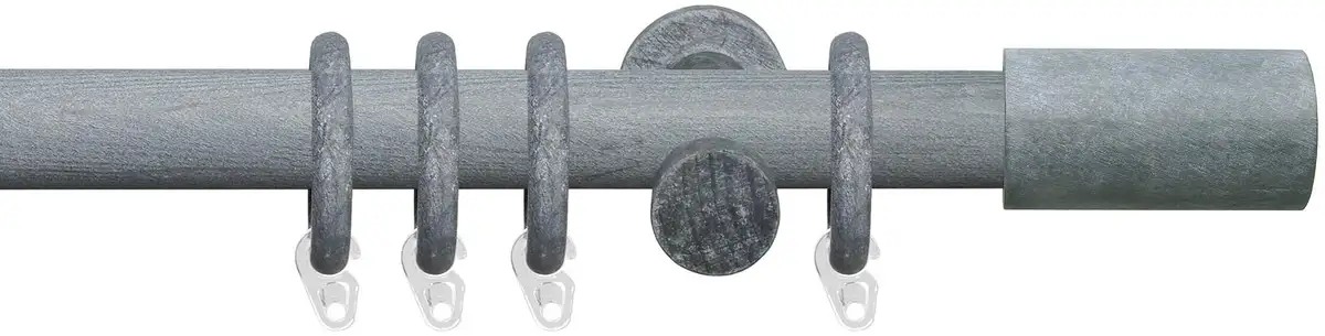 

Карниз Liedeco Terra Cylinder, 1 направляющая, фиксированный размер 160 см, Ø28мм, цвет kalkgrau