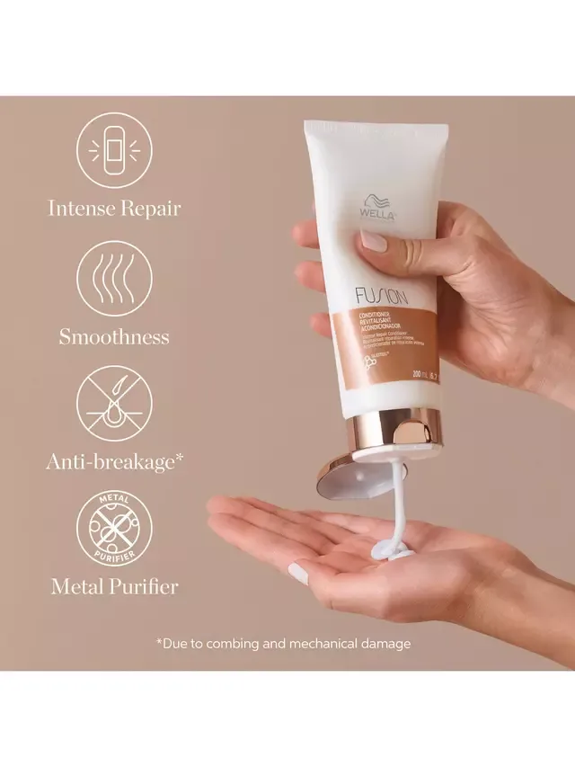 Кондиционер Fusion Intense Repair для сухих и поврежденных волос, защищающий от ломкости, 200 мл Wella Professionals — фото 3