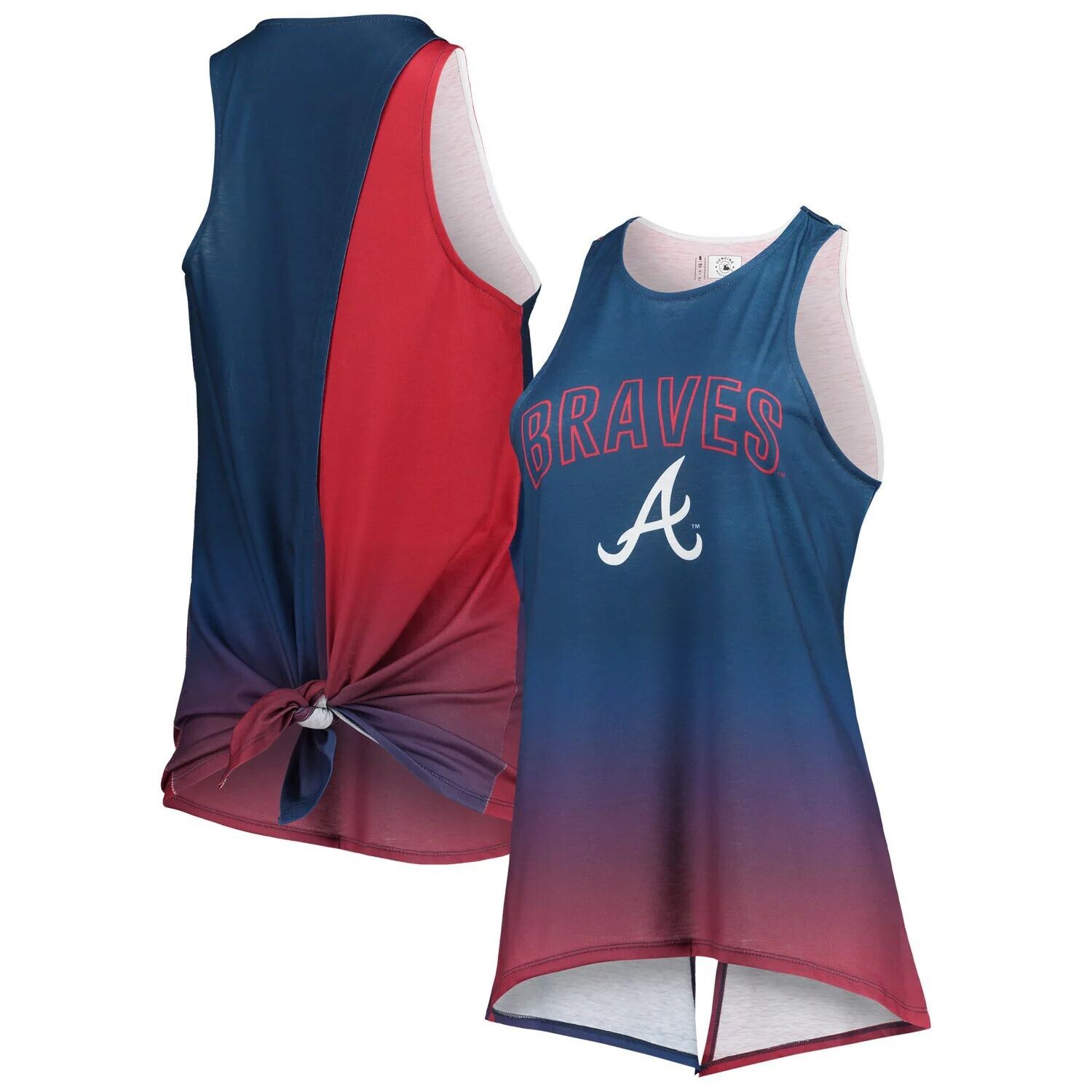 

Женская темно-синяя майка FOCO Atlanta Braves с градиентной застежкой-борцовкой и открытой спиной, Синий, Женская темно-синяя майка FOCO Atlanta Braves с градиентной застежкой-борцовкой и открытой спиной