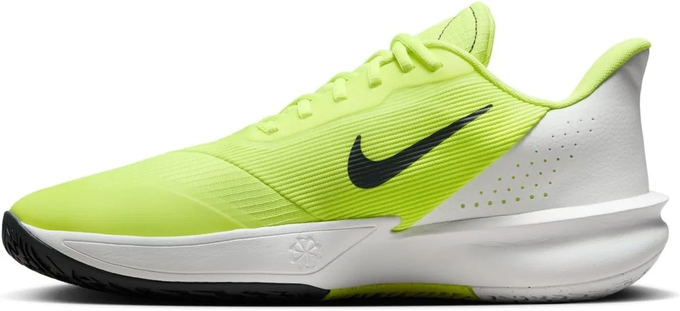 Баскетбольные кроссовки Nike Precision 7 HJ9153, Volt Dk Smoke Grey Summit White — фото 3