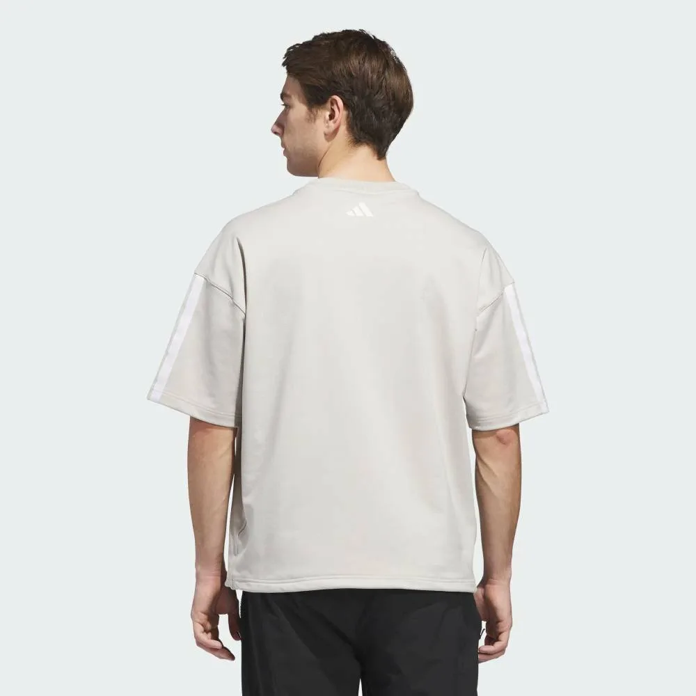 Толстовка Beyond с коротким рукавом и круглым вырезом Adidas, beige — фото 2