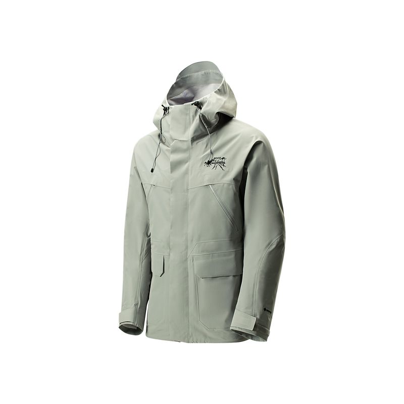 

Ветровка мужская BAISHAN,LIANMINGKUAN Waterproof, Windproof, Breathable, Quick Dry Ecco, dove серый