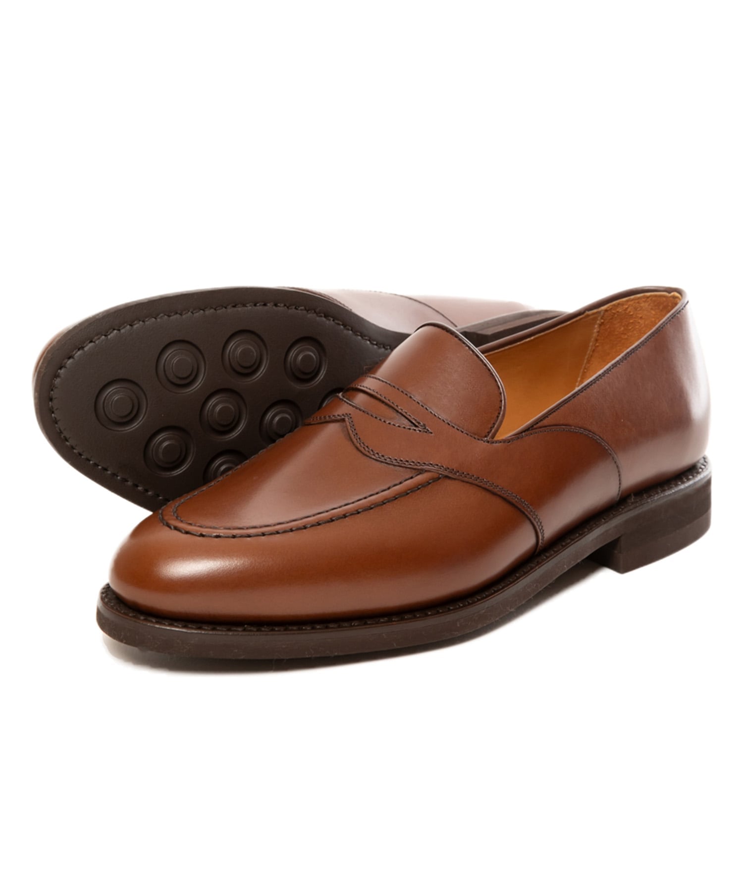 Лоферы с монеткой Berwick1707, Light Brown — фото 2