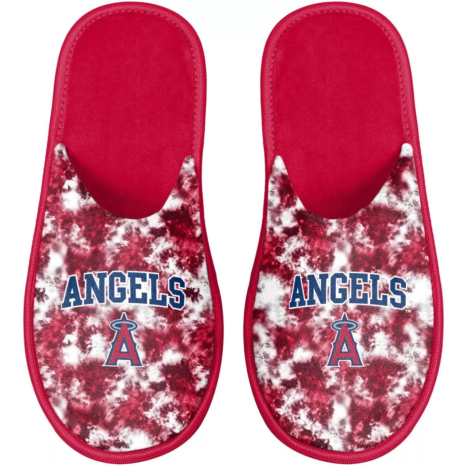 Женские тапочки с логотипом FOCO Los Angeles Angels — фото 4