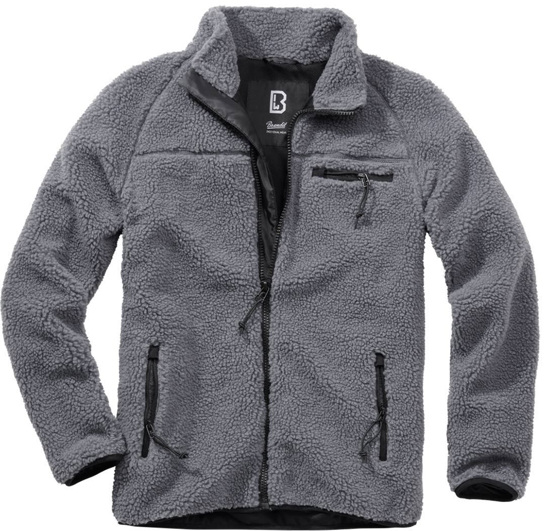 

Куртка Brandit Teddyfleece Jacket, антрацит, Черный, Куртка Brandit Teddyfleece Jacket, антрацит