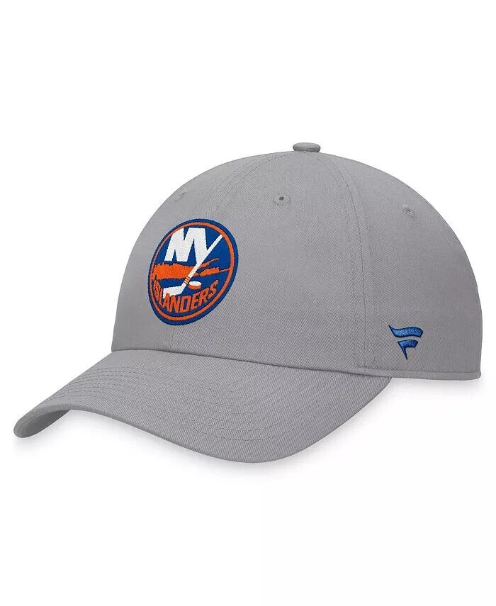 

Мужская серая регулируемая кепка New York Islanders Extra Time Fanatics, серый