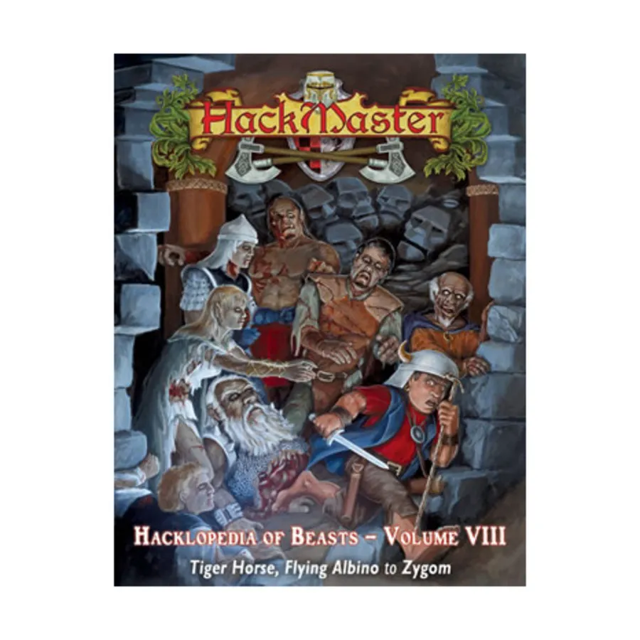 

Hacklopedia of Beasts #8 - Tiger Horse to Zygom, HackMaster (4th Edition), мягкая обложка