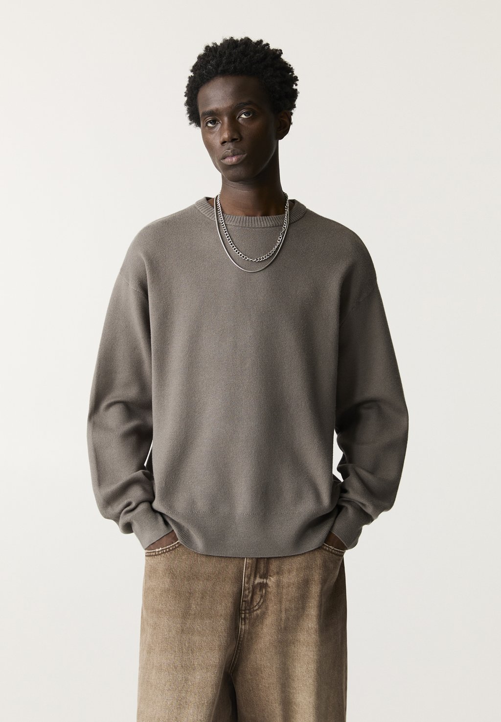 

Джемпер PULL&BEAR, серый