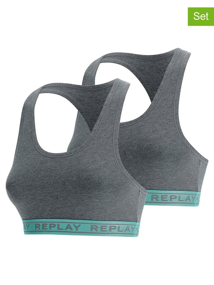 

Бюстье Replay, цвет grau/türkis