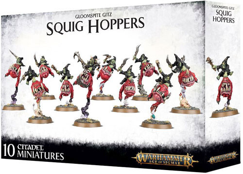 

Миниатюра Games Workshop Warhammer Age of Sigmar: Gloomspite Gitz - Squig Hoppers