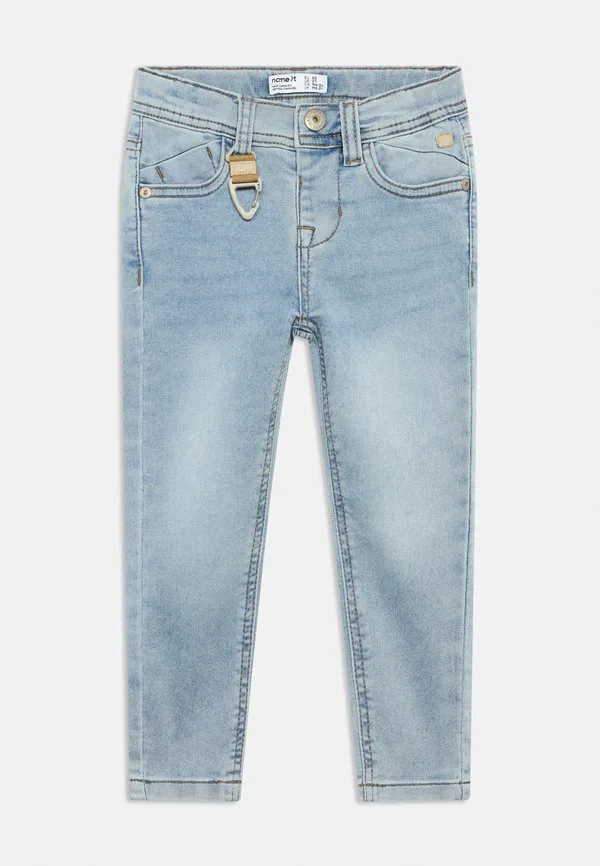 Джинсы зауженного кроя Name It, Light-Blue Denim — фото 3