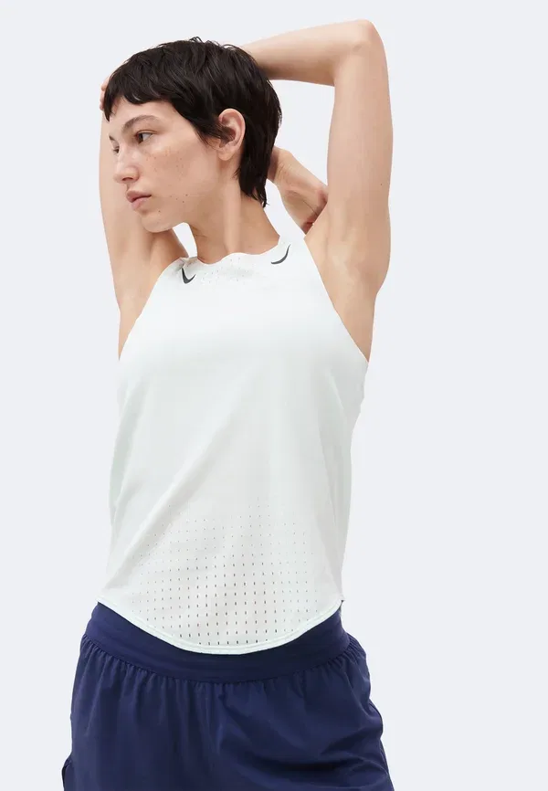 Топ-майка Nike Performance, бледно-зеленый/черный — фото 4