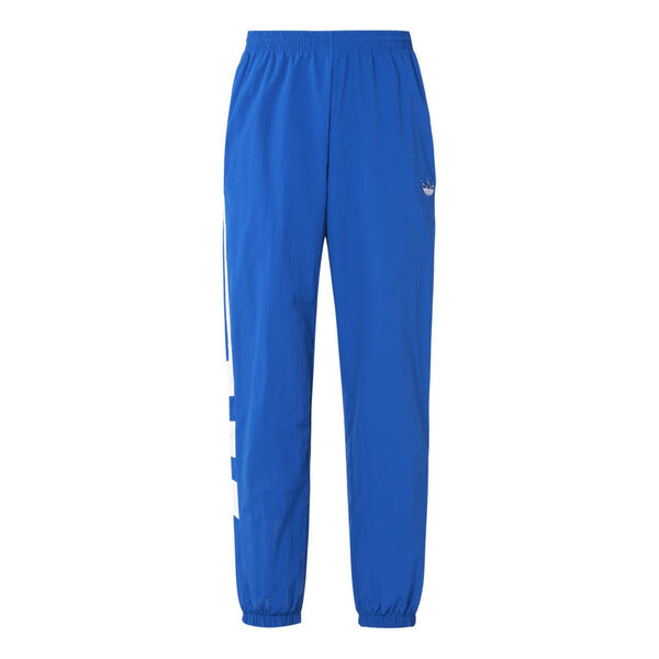 

Спортивные штаны adidas Balanta Track Pants Splicing Contrasting Colors White Blue Bundle Feet Blue, синий