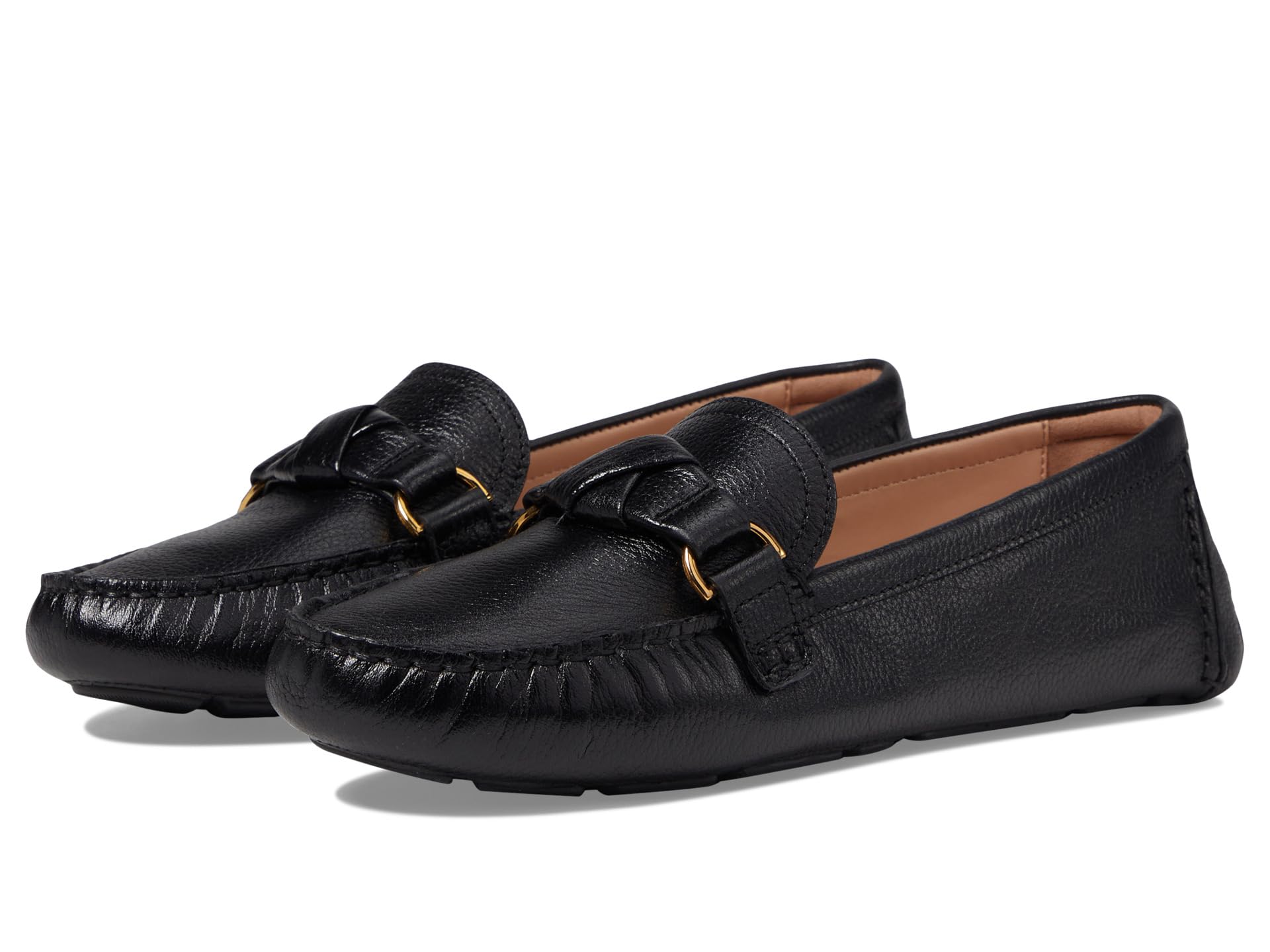 Лоферы Cole Haan Emmie Knot Drivers, черный