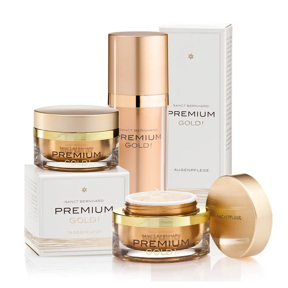 Набор для ухода Sanct Bernhard Premium Gold! с пудрой 24-каратного золота, 130 мл ‎Sanct Bernhard