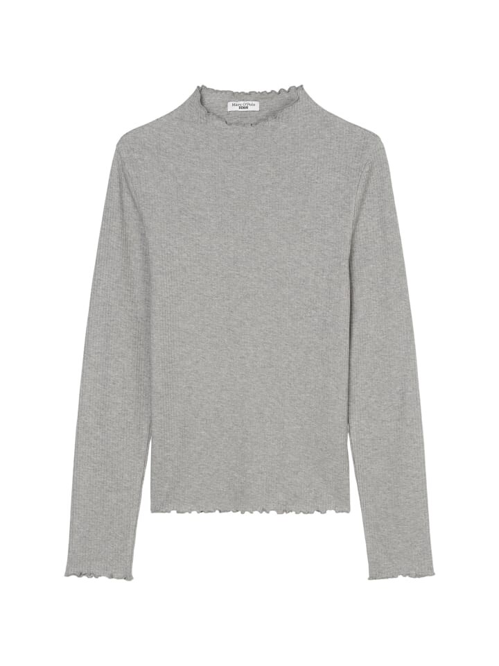 

Футболка Marc O'Polo DENIM Ripp-Longsleeve slim, цвет Stone Melange