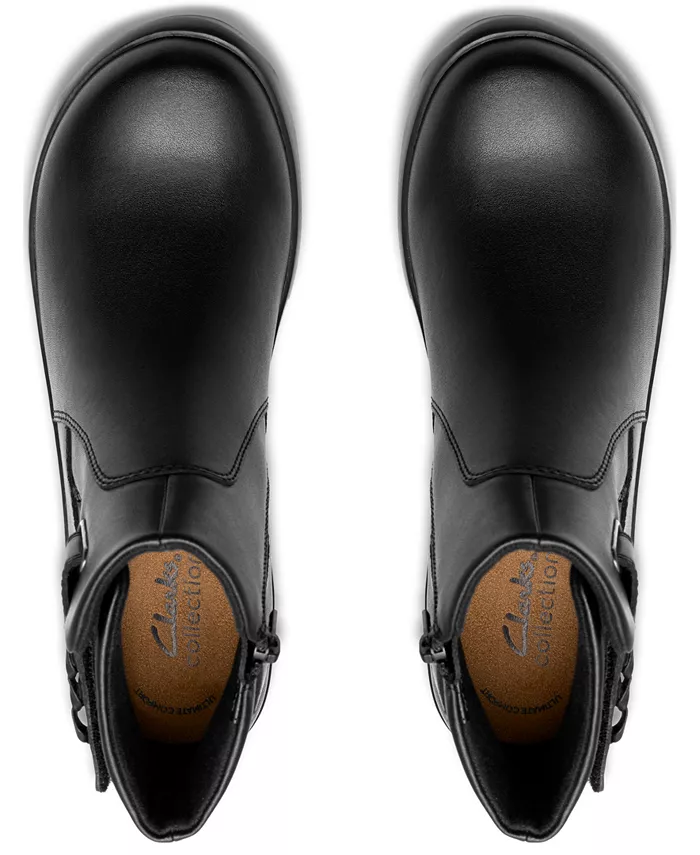 Коллекция женских ботильонов Angie Serena на танкетке Clarks, черный — фото 4