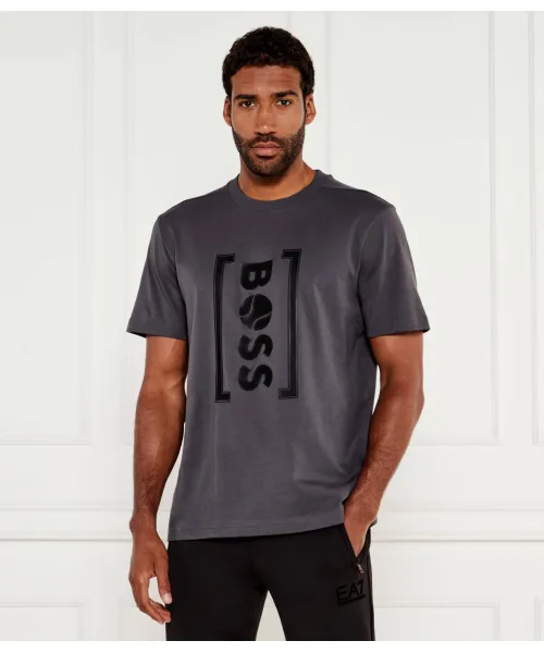 

Футболка культовая tl Relaxed fit Boss Green, серый