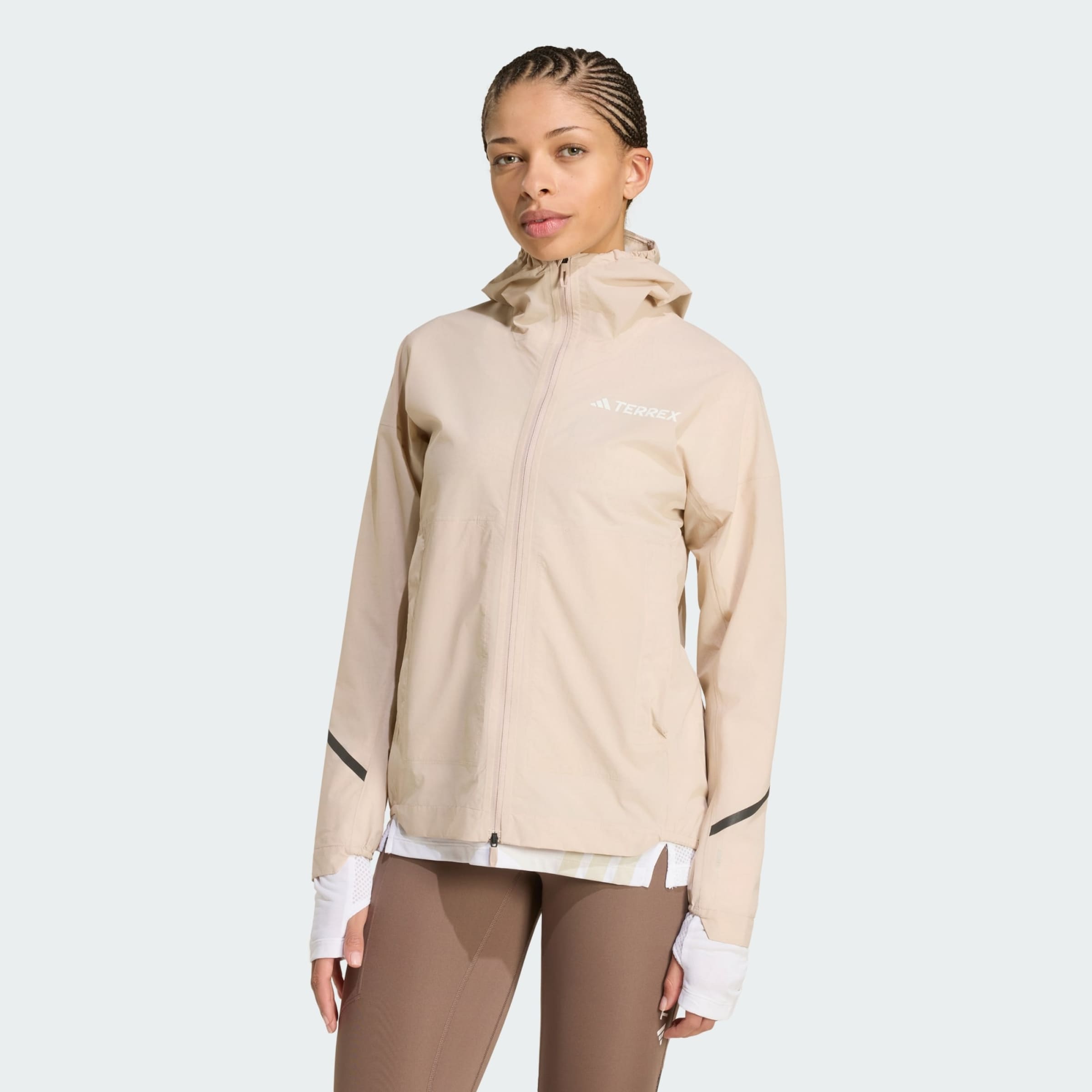 ADIDAS TERREX Куртка Outdoor 'Xperior 2.5' в цвете Cappuccino — фото 3