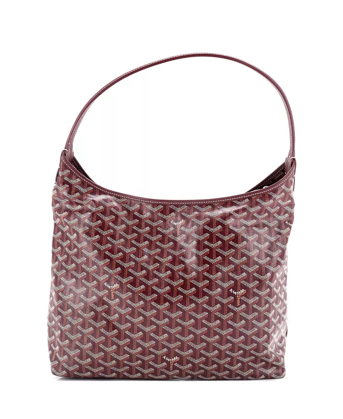 

Богемная сумка-хобо Coated Canvas Pre-Owned Goyard, красный