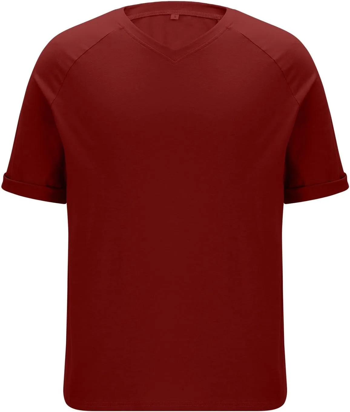 

Футболка мужская Plus Size V-образным вырезом, летняя, свободного кроя