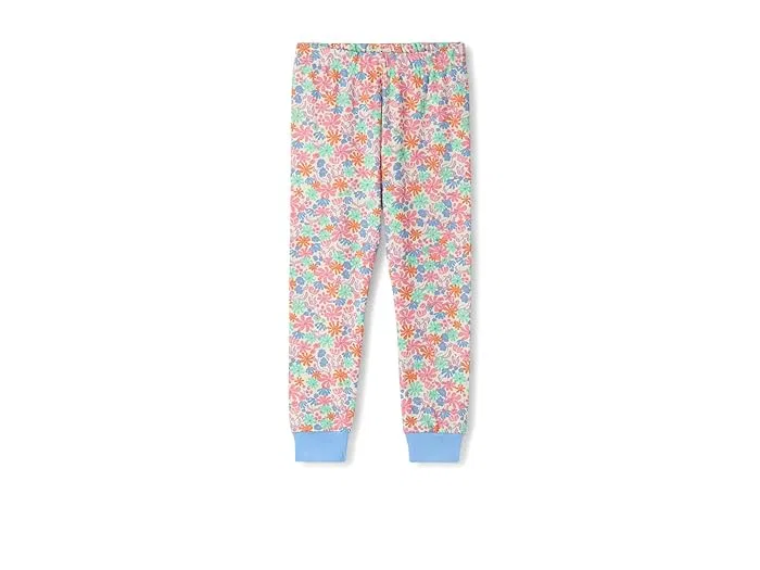 Пижама хлопковая Whimsical Flowers Hatley Kids, Blue — фото 3