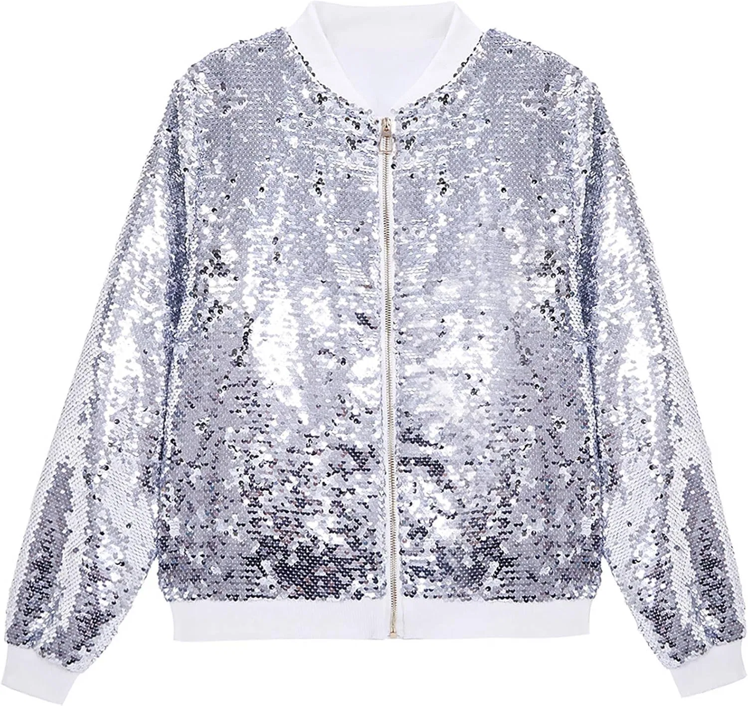 Мужская куртка Sparkly Sequin, Silver