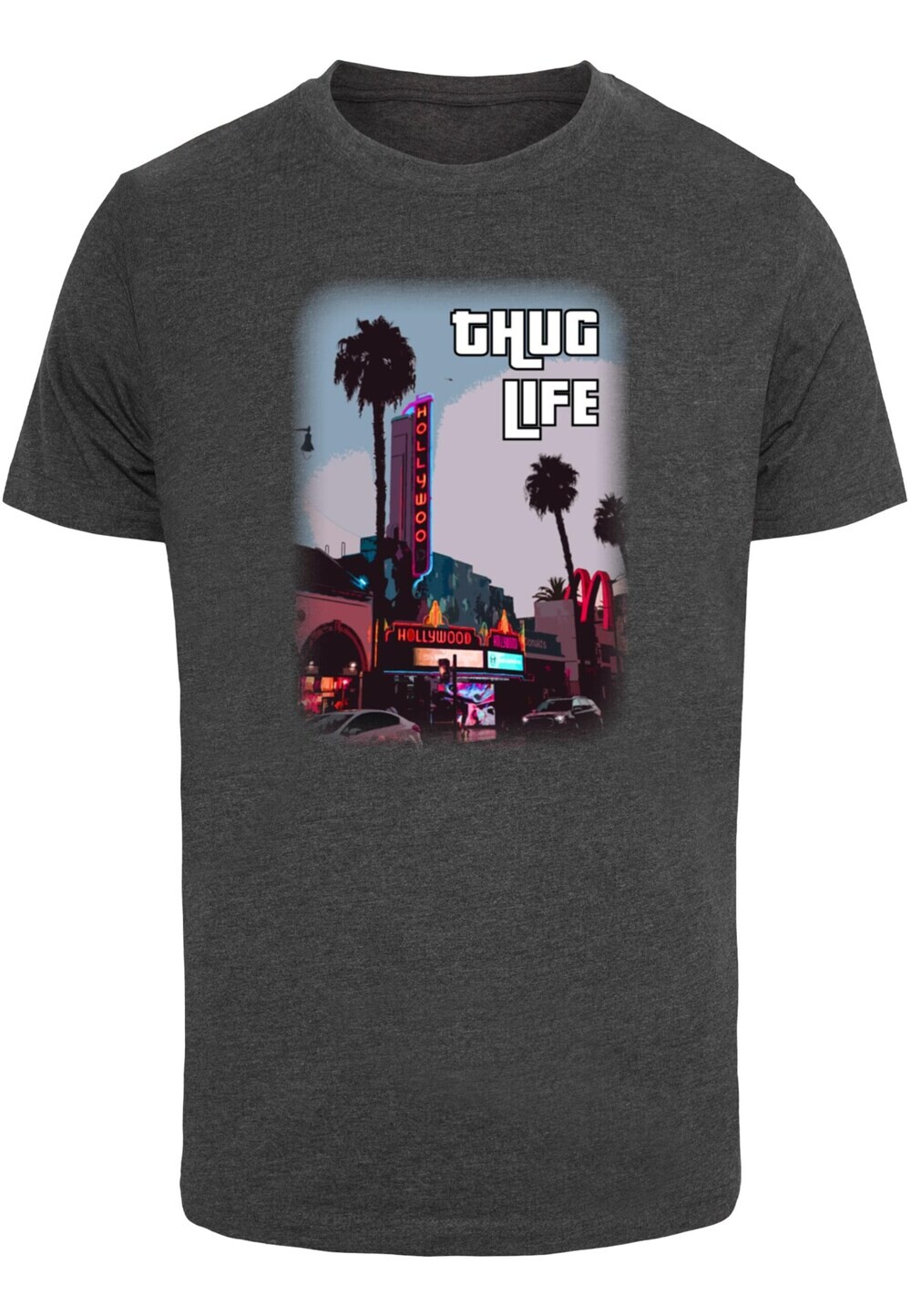 

Футболка Merchcode Grand Thug Life, серый