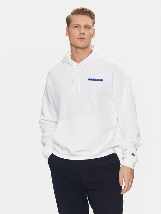

Толстовка свободного кроя Lacoste, белый