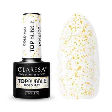 

CLARESA Hybrid Top Bubble Gold Mat 5 г