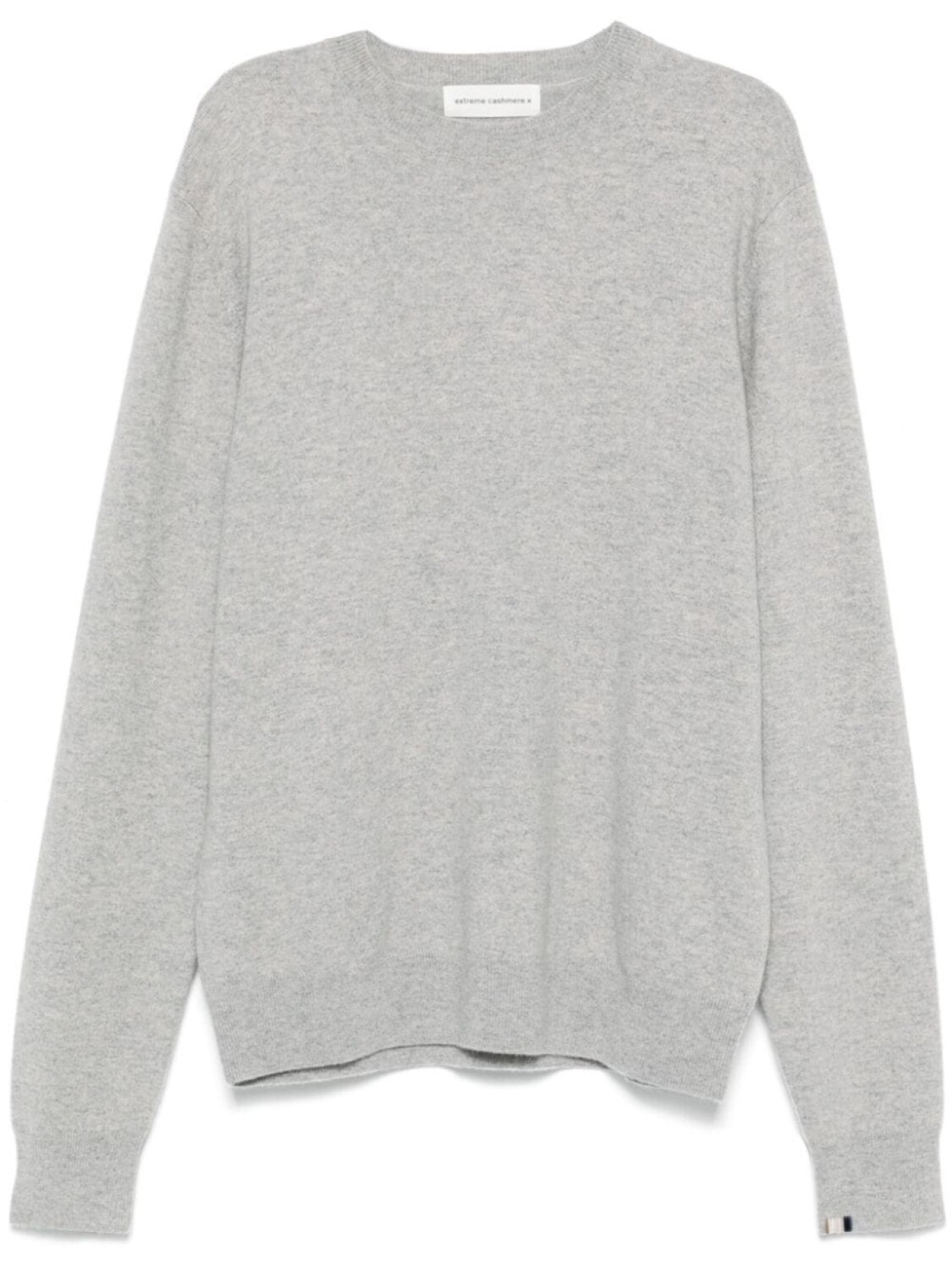 

Extreme cashmere свитер с декоративной строчкой, серый