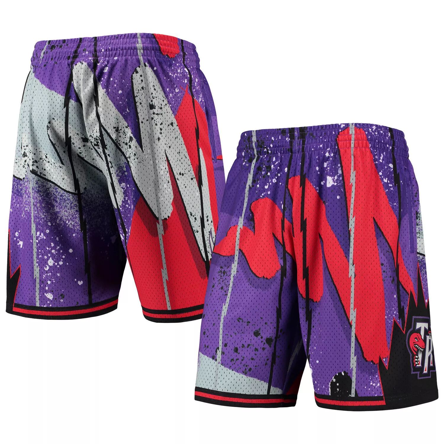 

Мужские фиолетовые шорты Mitchell & Ness Toronto Raptors Hardwood Classics 1998 Hyper Hoops Swingman