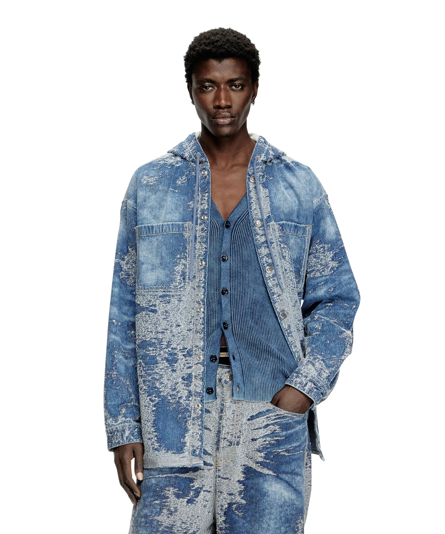 Мужская куртка DIESEL D-DEWNYS-HOOD-S