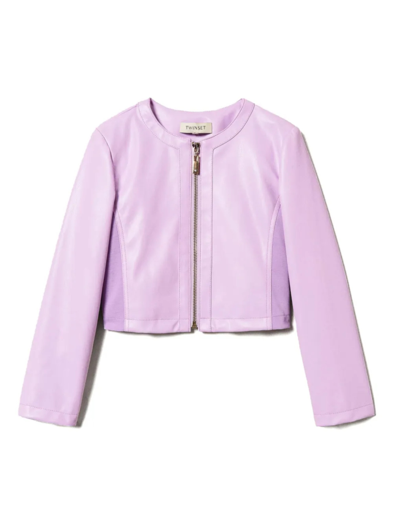 

TWINSET Kids куртка на молнии, фиолетовый