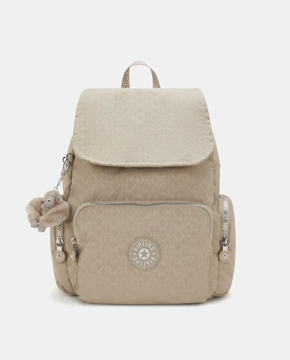 

Маленький рюкзак Kipling, бежевый